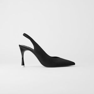 Zara Heeled Slingbacks